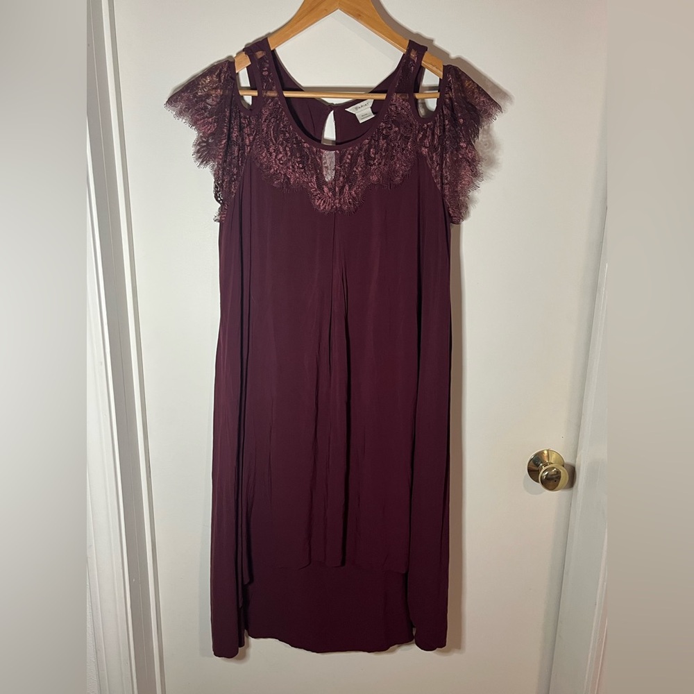 Ariat Women's Burgundy Babydoll Dress Size M
